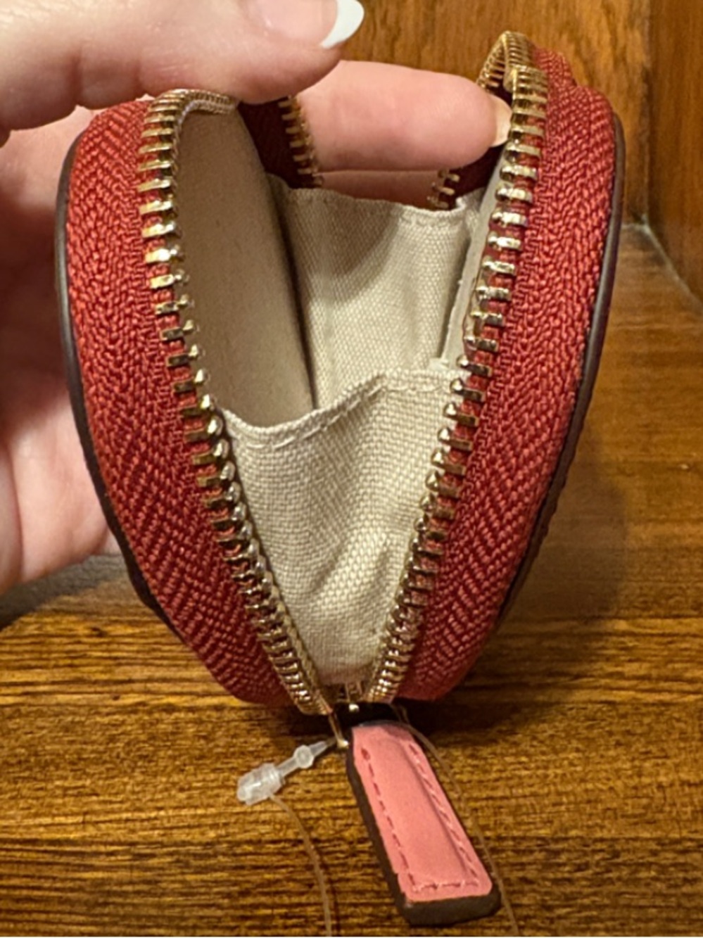 NWT-Radley London-SET-My Love❤️Heart🩷Med Zip Wallet & Sm Zip Coin Purse-Red-$176 - Picture 14 of 16